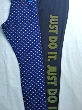 2 Nike 'Just Do It' And Polka Dot Leggings